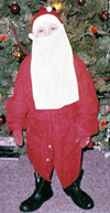 Santa Phil as Santa Claus child